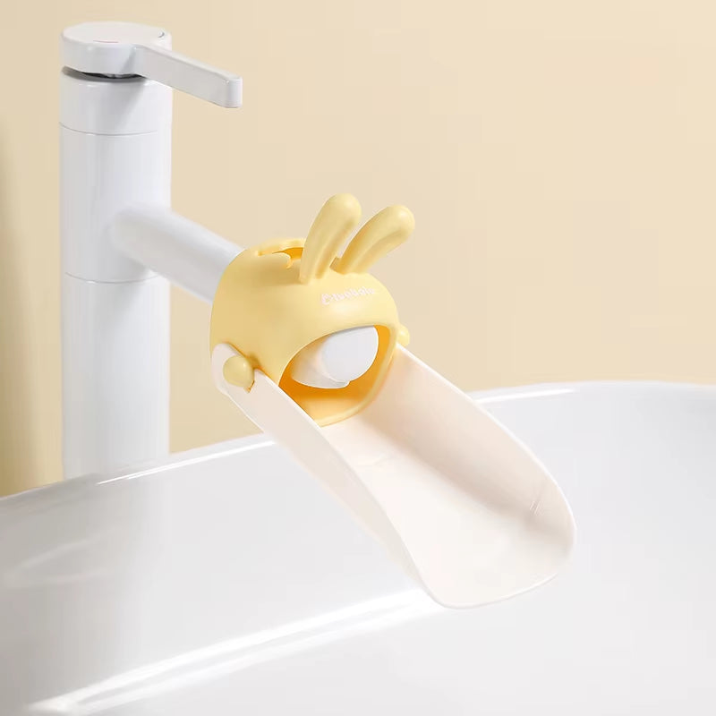 Rabbit Cartoon Faucet Extender - Spillproof Bathroom & Kitchen Accessory for Kids