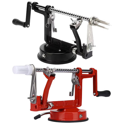 3-in-1 Apple Peeler - Stainless Steel Hand-Cranked Slicer and Corer Tool