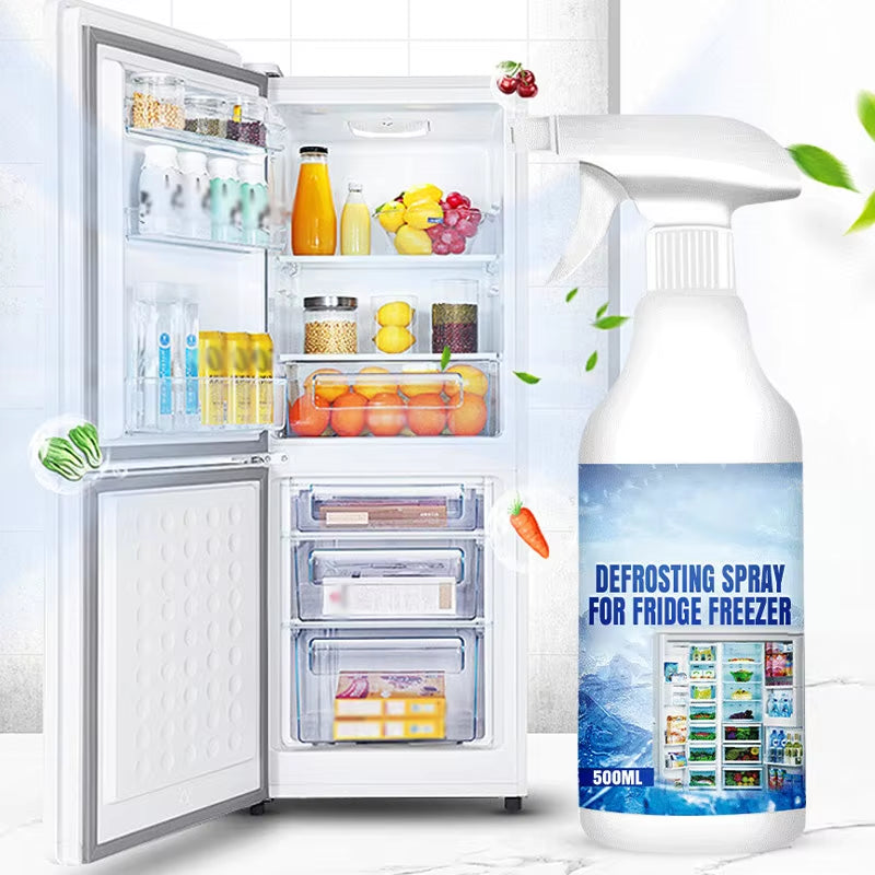 120ml Refrigerator Defrosting Agent - Household Spray for Quick Freezer Deicing and Snow Melting