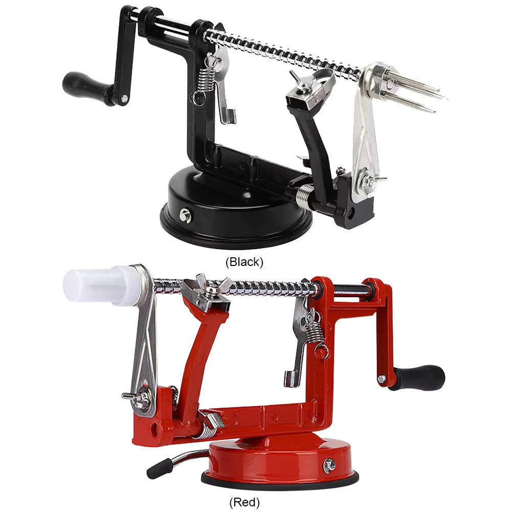 3-in-1 Apple Peeler - Stainless Steel Hand-Cranked Slicer and Corer Tool