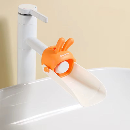 Rabbit Cartoon Faucet Extender - Spillproof Bathroom & Kitchen Accessory for Kids