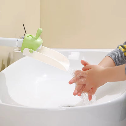 Rabbit Cartoon Faucet Extender - Spillproof Bathroom & Kitchen Accessory for Kids