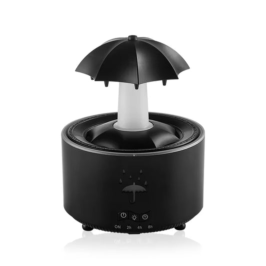 Creative Umbrella Water Drop Humidifier with Colorful Lighting and Aroma Diffusion for Enhanced Atmosphere